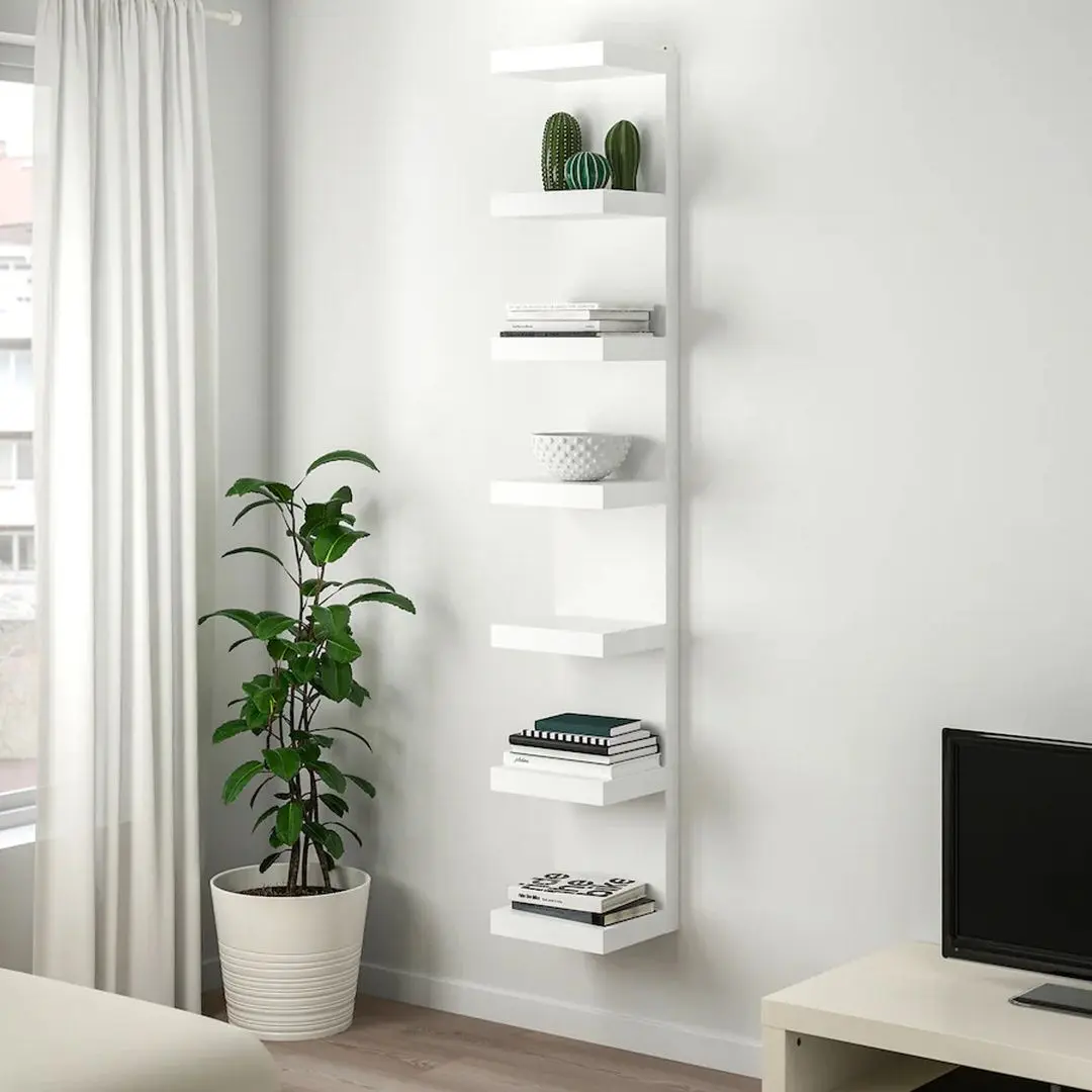 Etajera suspendata Ikea Lack 30x190 (Alb)