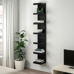 Etajera suspendata Ikea Lack 30x190 (Negru-Maro)