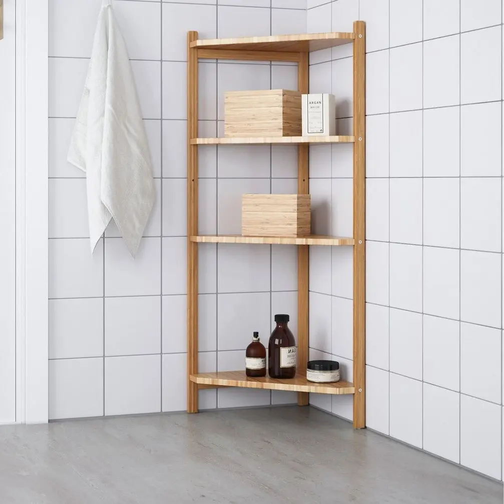 Etajera de colt Ikea Ragrund 34x99 (Bambus)