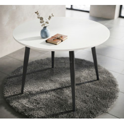 Стол Evelin DT-402-3B (White/Black)