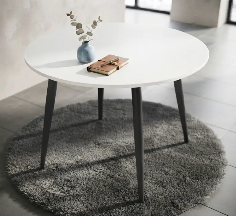 Masa Evelin DT-402-3B (White/Black)