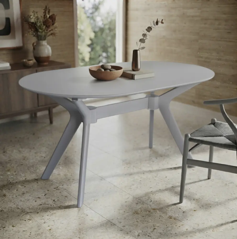 Стол Evelin Raffless Oval (White)