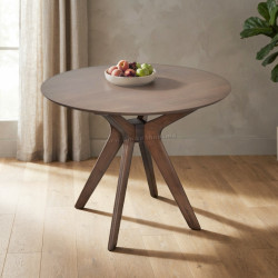 Стол Evelin Raffless Round 96cm (Antique Grey)