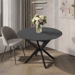 Стол раскладной Magnusplus Diano 110/145x110 Yosun (Black)