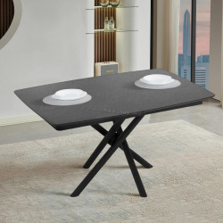 Стол раскладной Magnusplus Katrin 138/178x90 Yosun (Black)