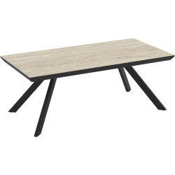 Masa extensibila Magnusplus Corin 180/246x100 (Travertine/Black) Thumb