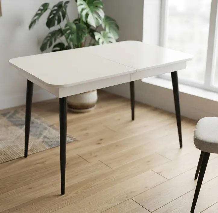 Masa extensibila Evelin DT-432-1R B (White/Black)