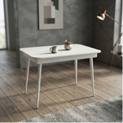 Стол раскладной Evelin DT-432-1R WH (White)