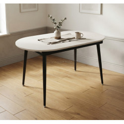 Стол раскладной Evelin DT-533R B (White/Black)
