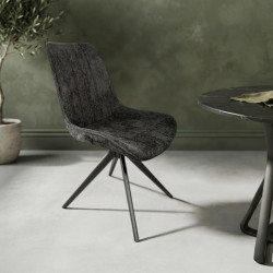 Стул Evelin YTC-055B SW UF885-15 (Dark Grey)