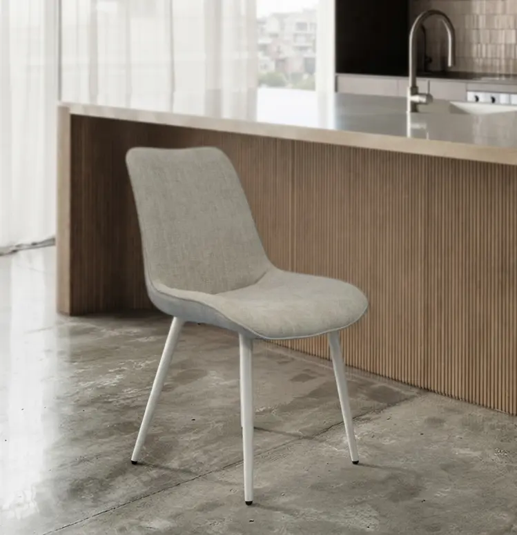 Стул Evelin YTC-055WH UF885-13 (Light Grey)