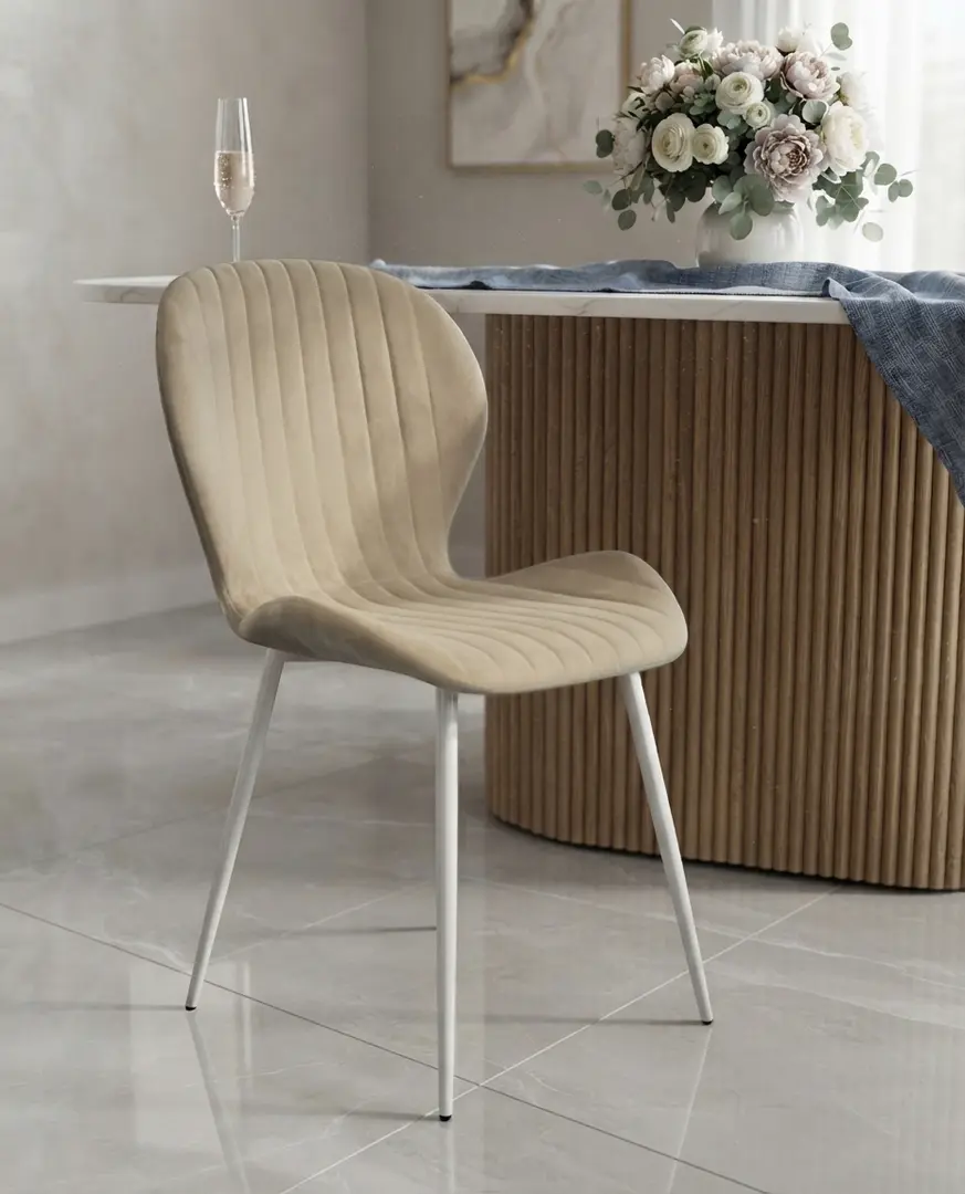 Стул Evelin YTC-064WH UF910-01 (Light Beige)
