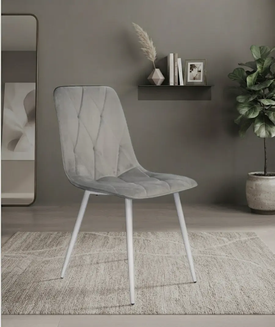 Стул Evelin YTC-080WH BLU-13 (Light Grey)
