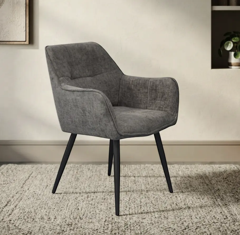 Стул Evelin YTC-090B UF885-15 (Dark Grey)