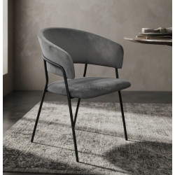 Стул Evelin YTC-097B Blu-14 (Dark Grey)