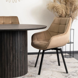 Scaun Mebel Elite Luna (Beige/Black)