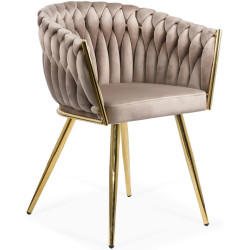 Стул Prestige Chairs BUC 261 (Beige/Gold) Thumb