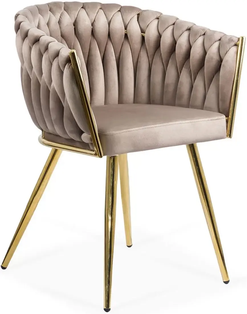 Стул Prestige Chairs BUC 261 (Beige/Gold) - 5
