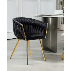 Стул Prestige Chairs BUC 261 (Black/Gold)