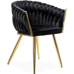Стул Prestige Chairs BUC 261 (Black/Gold) Thumb