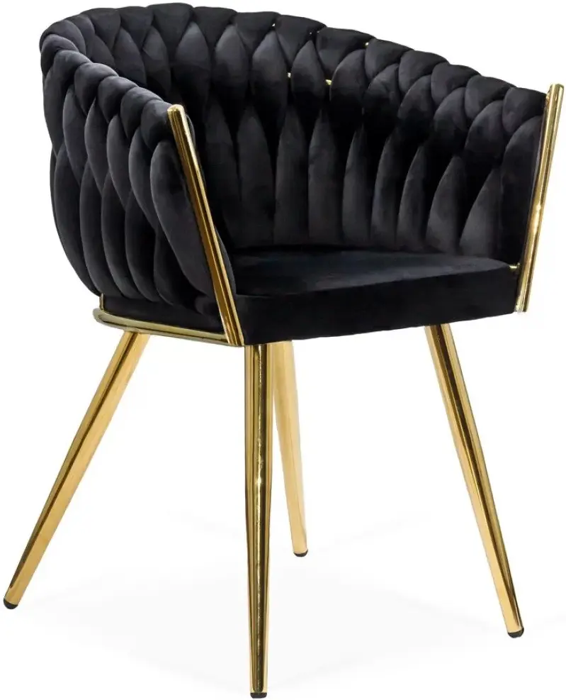 Стул Prestige Chairs BUC 261 (Black/Gold) - 7