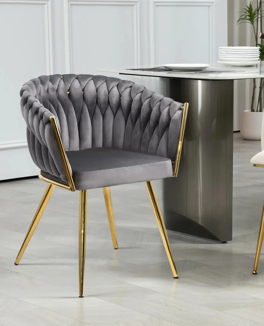 Стул Prestige Chairs BUC 261 (Grey/Gold)