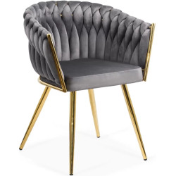 Стул Prestige Chairs BUC 261 (Grey/Gold) Thumb