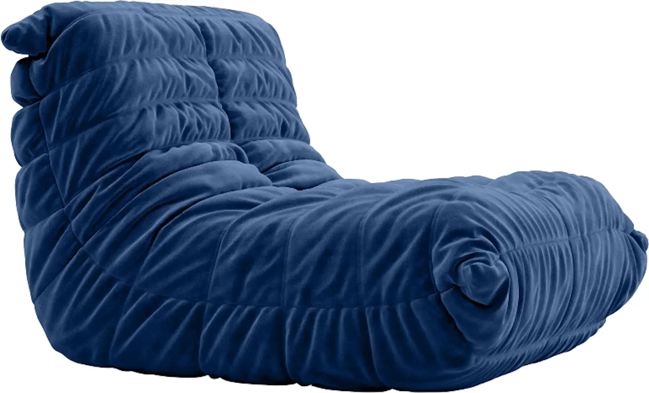 Бескаркасное кресло Synonym Lounge (Blue) - 4