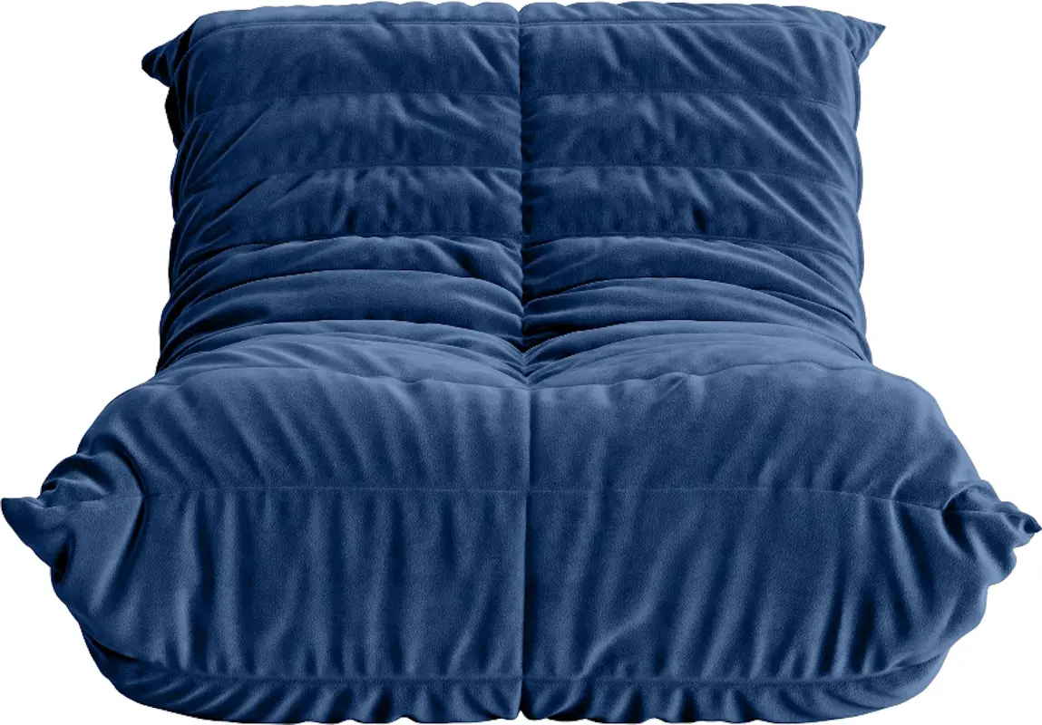 Бескаркасное кресло Synonym Lounge (Blue) - 3