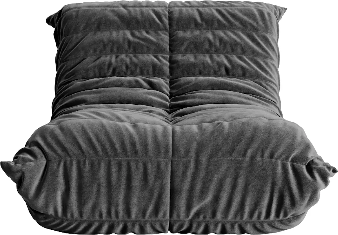 Бескаркасное кресло Synonym Lounge (Grey) - 3
