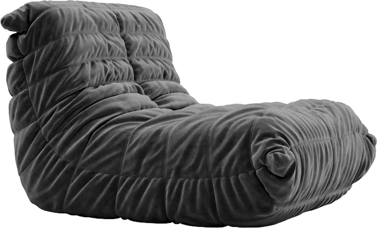 Бескаркасное кресло Synonym Lounge (Grey) - 4