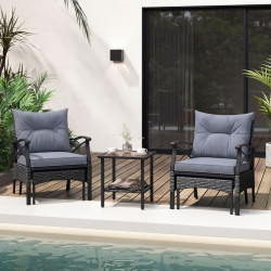 Комплект садовой мебели Costway NP11576GR (Grey) Thumb