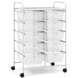 Etajera-organizator Costway JV11073CL (Transparent) Thumb