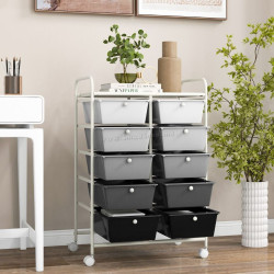 Этажерка-органайзер Costway JV11073HF (White/Grey)