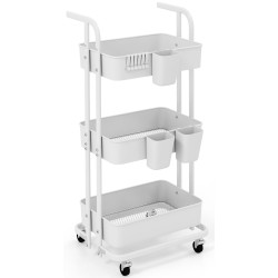 Etajera-organizator Costway JZ10292WH (White) Thumb