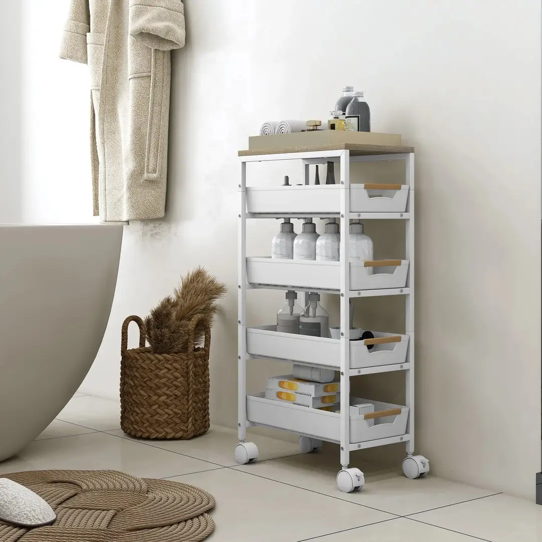 Этажерка Homcom 801-392V00WT (White)