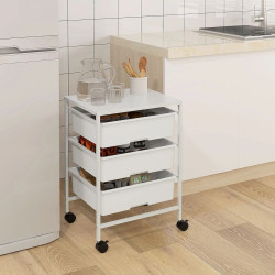 Etajera Homcom 850-289V00WT (White)
