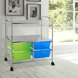 Этажерка-органайзер Costway HW54070GN (Green/Blue)