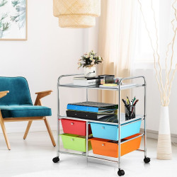 Этажерка-органайзер Costway HW54070MT (Multicolor)