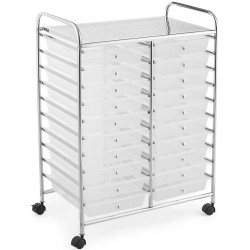 Etajera-organizator Costway HW56501CL (Transparent) Thumb