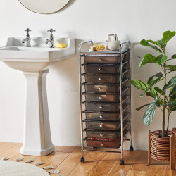 Etajera-organizator VonHaus 3008070 (Black/Silver)