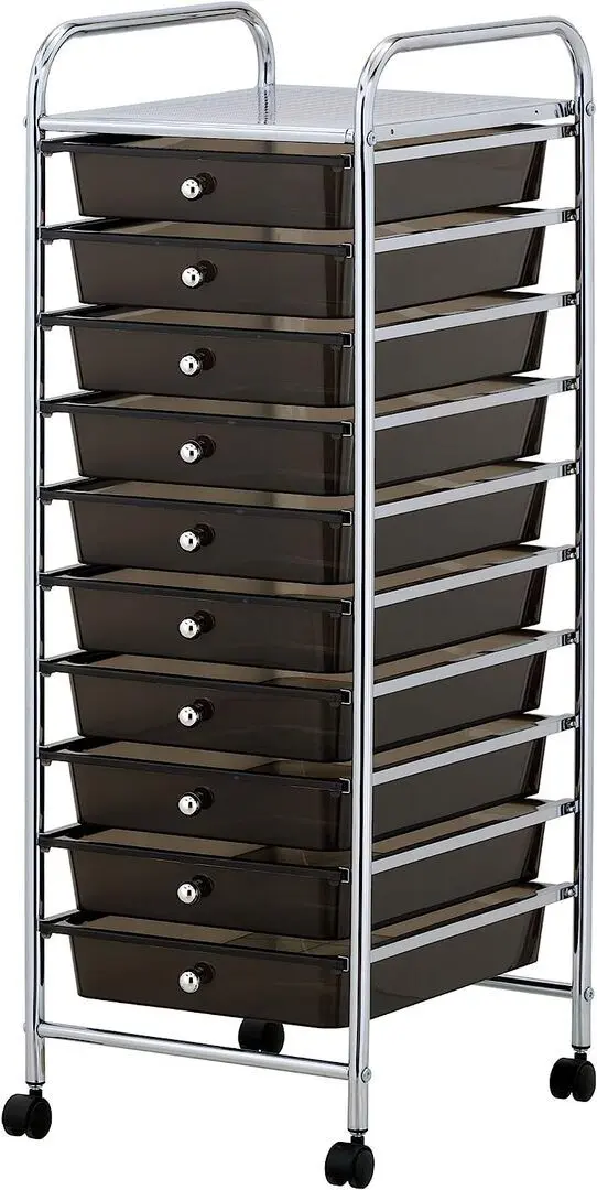Etajera-organizator VonHaus 3008070 (Black/Silver) - 2
