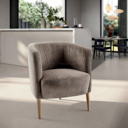Fotoliu Tempo Kondela Alien (Taupe/Beech)