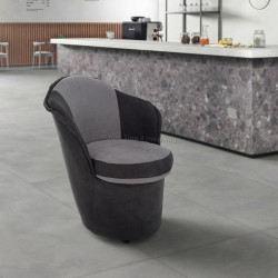 Fotoliu Tempo Kondela Persi (Dark Gray/Light Gray)