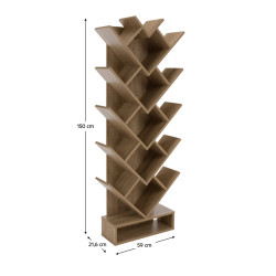 Etajera Tempo Kondela Vevey (Brown-gray Oak) Thumb