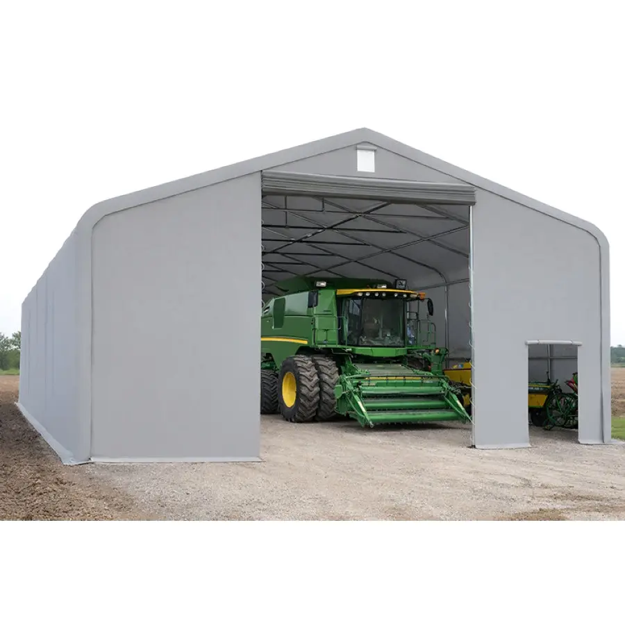 Тентовый склад Tent Service Tytan 10x20 (Grey) - 6