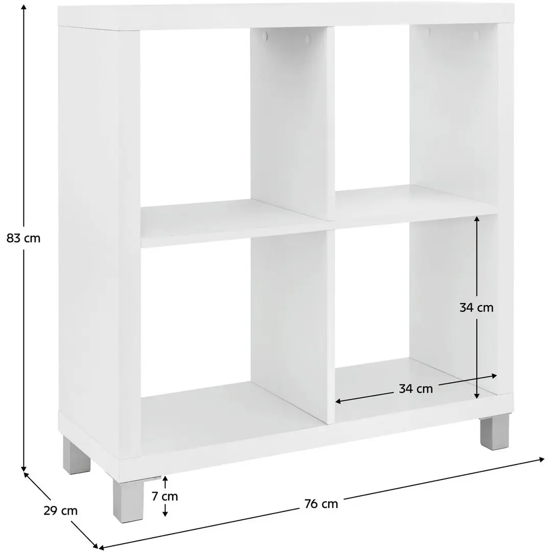 Стеллаж Tempo Kondela Tofi 2 New (White) - 8