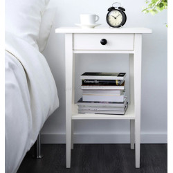 Тумба прикроватная Ikea Hemnes 46x35 (Белый)