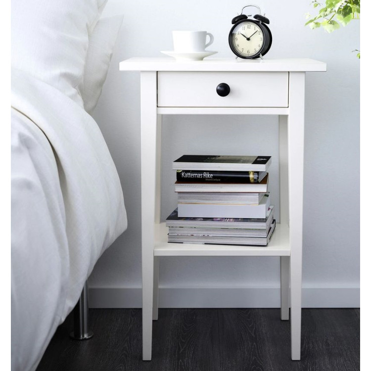 Noptiera Ikea Hemnes 46x35 (Alb)