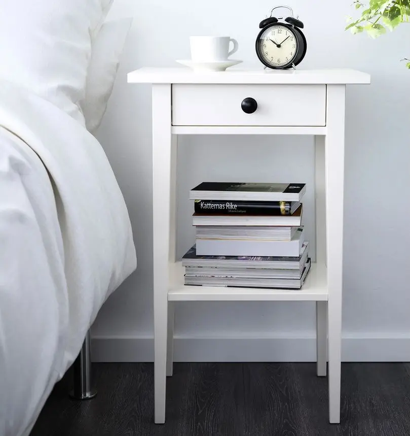 Тумба прикроватная Ikea Hemnes 46x35 (Белый)